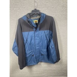 Cabelas Jacket Mens Blue And Black Outdoor Jacket Size XL